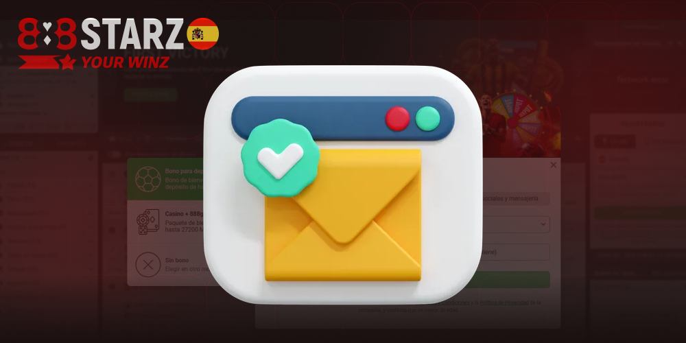 Confirmar cuenta 888starz por email en pocos minutos