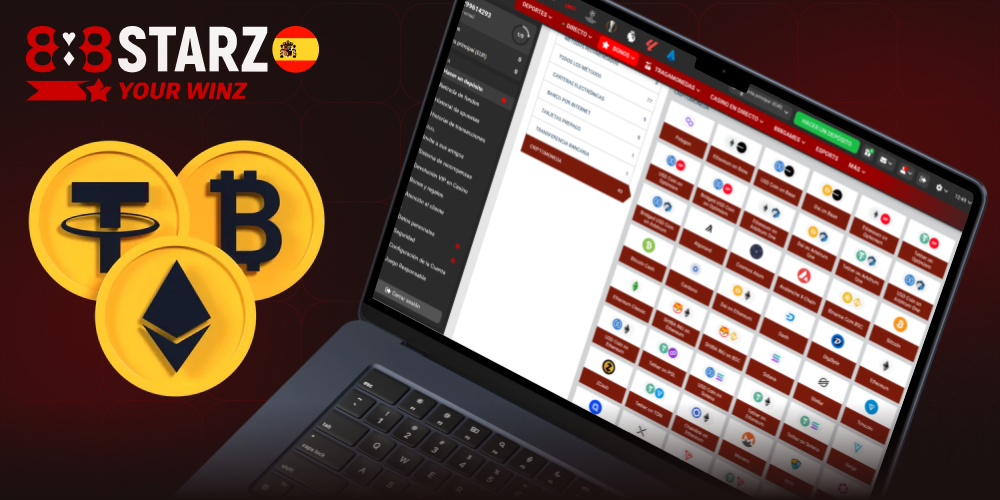 Pagos con criptomonedas en 888starz España sin comisiones