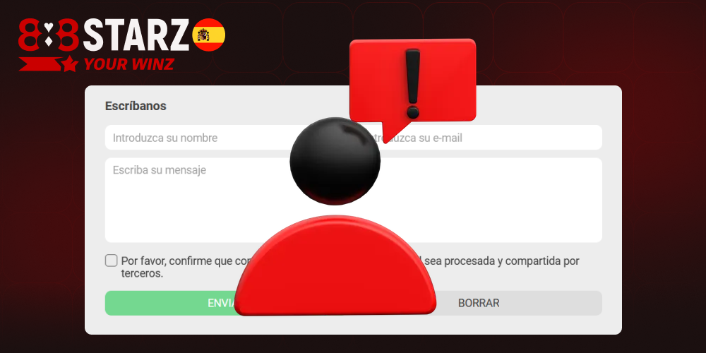 Procedimiento de reclamaciones en 888starz España