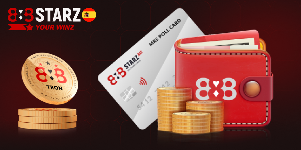 Métodos de pago disponibles en la app móvil de 888starz en España