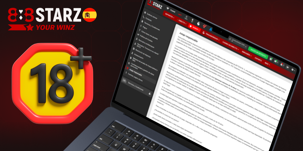 Enfoque responsable y protección del menor en 888starz